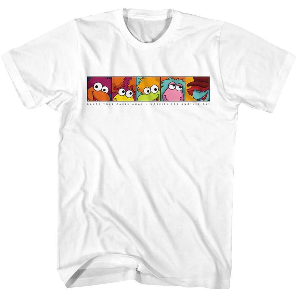 Dance Your Cares Away Panels Fraggle Rock Tshirt